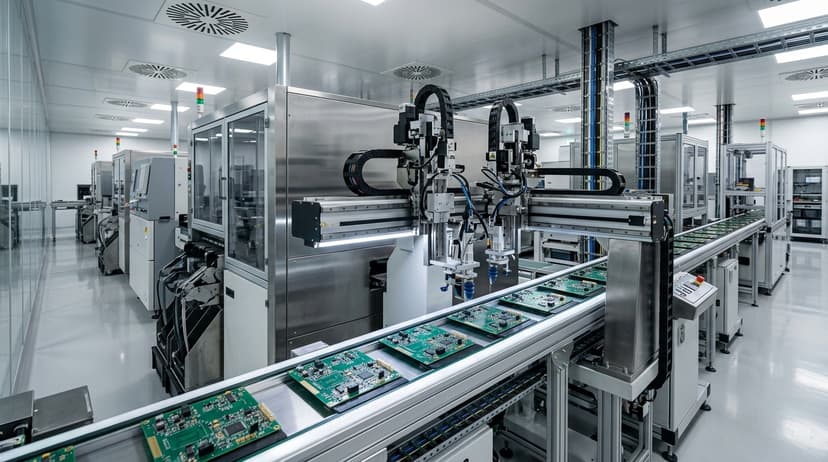SMT line for servo PCBA manufacturing