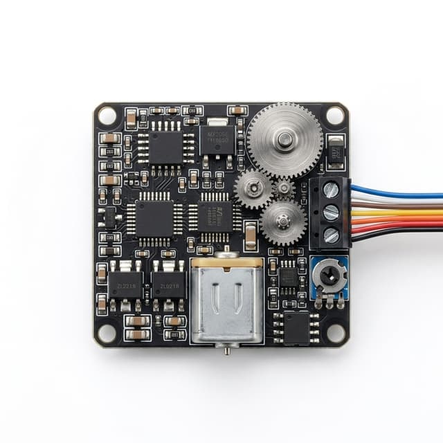 Representative bare-board GaN servo driver concept for 48 V class robotics programs