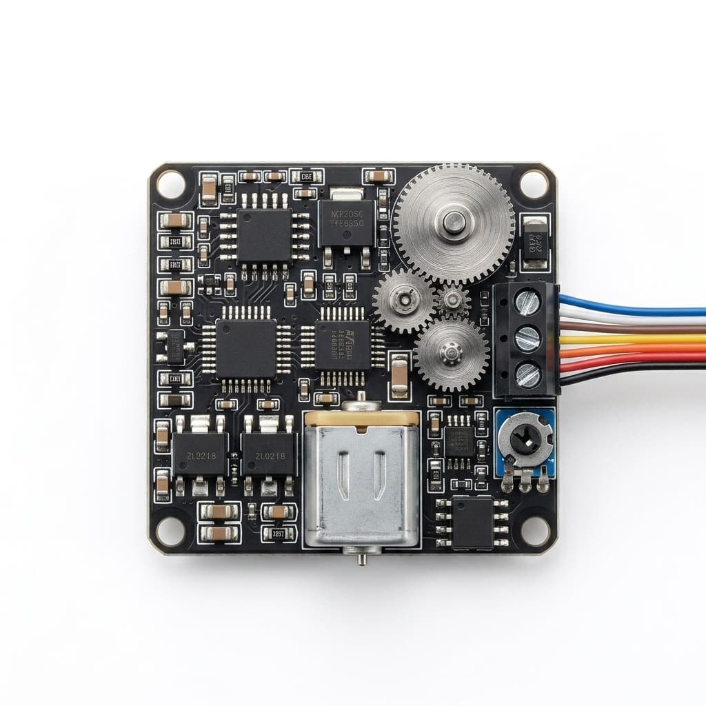 Representative bare-board GaN servo driver concept for 48 V class robotics programs